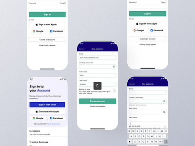 Login And Sigin Mobile App Ui app design login login app login mobile login option login page login screen login setting login ui mobile screen sigin sigin app sigin mobile sigin option sigin page sigin screen sigin ui ui