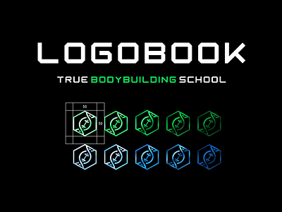 Logo for online bodybilding school 🏆 ads b body bodybuilding brand brand identity dddesign graphic design ide logo logobook school science social media design sport web design website