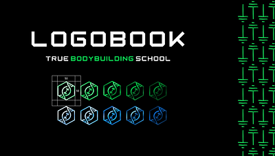 Logo for online bodybilding school 🏆 ads b body bodybuilding brand brand identity dddesign graphic design ide logo logobook school science social media design sport web design website