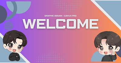 [Banner] Welcome to Graphic Desain - Canva Pro banner canva graphic design welcome