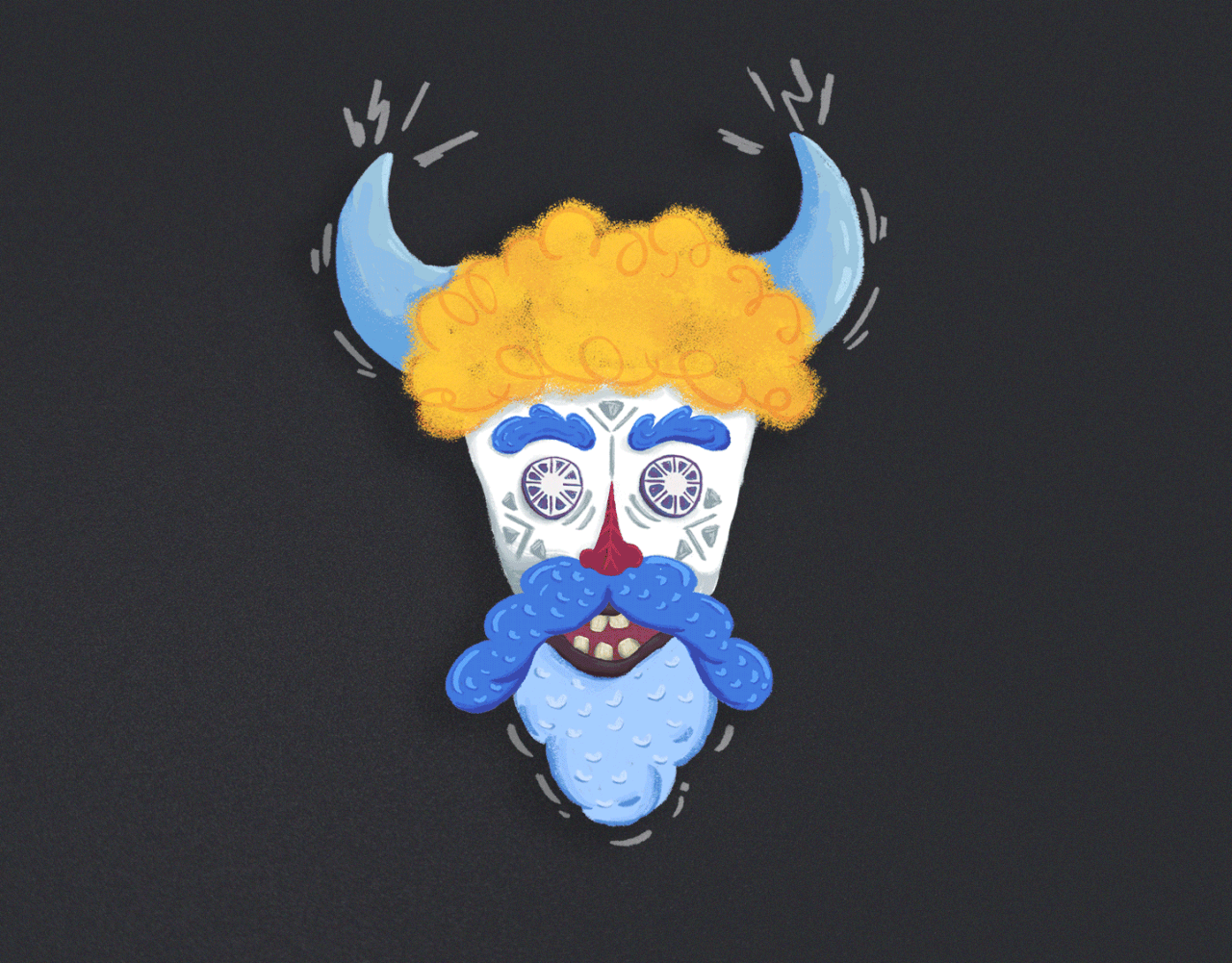 Traditional Mask: Illustration/Frame Animation frame animation illustration