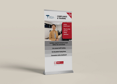 Tradeshow Sign (Retractable) banner branding expo graphic design layout retractable sign signage tradeshow