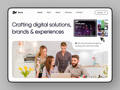 Digital Agency agencywebsite bestdesign bestshot cleandesign creativeagency designcommunity designinspiration designstudio designtrends dribbbleshots innovativedesign landingpage minimaldesign modernui professionaldesign startupdesign teamcollaboration topdesign visualdesign webdesign