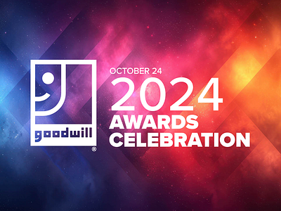 Goodwill 2024 Awards Celebration branding design event branding graphic design graphics illustration logo typography vector