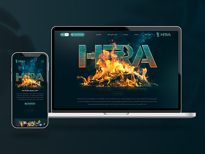 Advertising agency desktop design ui