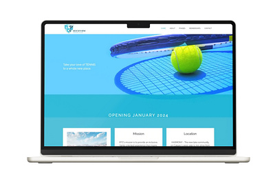 RockyView Tennis - Web Design & Development / WordPress brand branding design illustration ui ux web design web development website wordpress