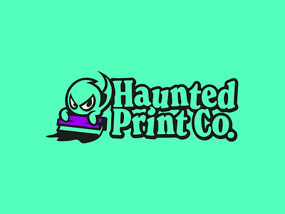 Haunted Print Co - Logo Animation 2d 2danimation 3d animation art branding design graphic design illustration logo motion graphics ui