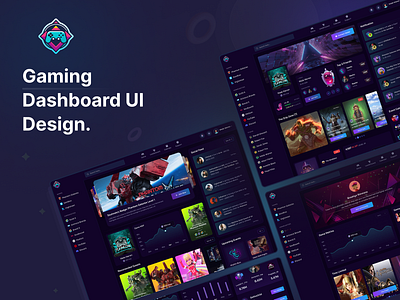 Gaming Dashboard UI design gaming ui ux