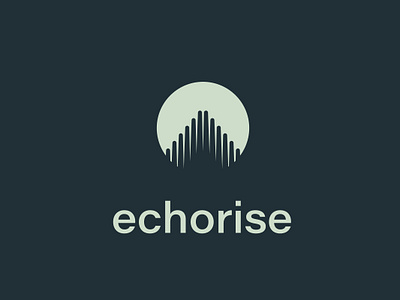 EchoRise logo sound branding