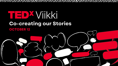 Branding & Visual Direction for TEDx Viikki - Case Study billboard branding creative design design design process event graphic design lanyard logo posters print design programme booklet social media ads speaker tags tedx tedx event tedx viikki visual design visual direction