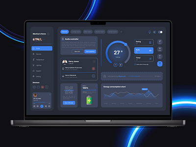 smart home controller ui