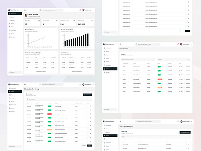 CompteExpress - CRM Dashboard Design admin analytics crm crm app crm dashboard crm software customer management dashboard dashboard design data visualization product design reports saas saas dashboard saas product saas website sals analytics sidebar system management website