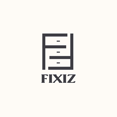 Fixiz - Symbolic Logo Design design graphic design lettermarklogo logo logo concept logo design logodesign logos minimal minimalist minimalist logo symbol symbolic symboliclogo wordmark wordmarklogo