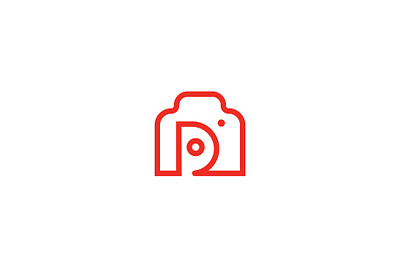 d camera logo badge