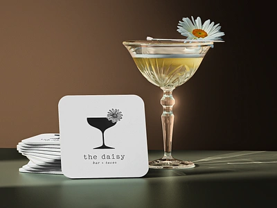 The Daisy Bar & Tacos - Brand Identity 3d bar branding brand design brand identity branding c4d food and drink graphic design illustration logo logo design minimal modern branding print design redshit render restaurant branding tacos typography vector