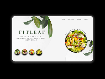 FITLEAF 🥬 animation branding figma graphic design motion graphics prototyping ui wireframing