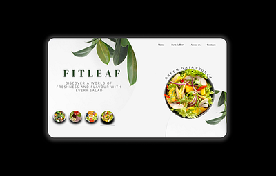 FITLEAF 🥬 animation branding figma graphic design motion graphics prototyping ui wireframing