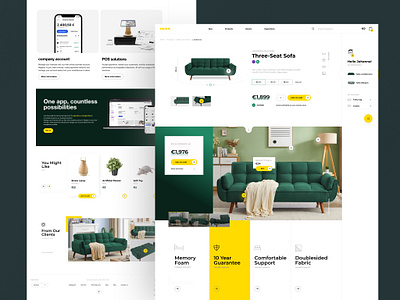 Web concept inspired by IKEA ikea uxui design web concept