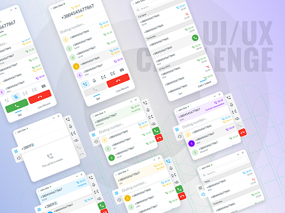 Corporate softphone. UI/UX Design call call app call design call soft phone phone design soft design softphone ui ui soft ux uxui web app