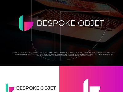 bespoke object app b logo branding creativelogo design graphic design icon illustration logo logofolio minimallogo simplelogo trending logo ui ux vector