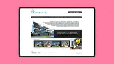 Accupro Website 2010 website