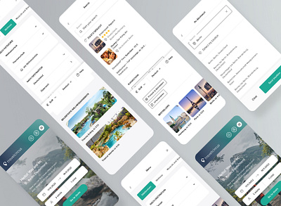 Travelcircus - Navigation ab testing figma product design search design ui design ux design