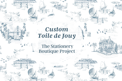 The Paper Boutique Custom Toile de Jouy Pattern Project custom pattern custom toile de jouy custom toile de jouy pattern toile toile de jouy pattern toile de jouy print