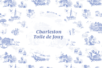 The Charleston Toile de Jouy Pattern on Creative Market repeating pattern seamless pattern surface pattern toile de jouy toile de jouy pattern