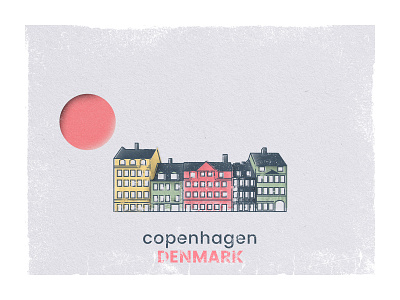 Copenhagen, Denmark 🇩🇰 christiana copenhagen danish danmark denmark illustration shoreline