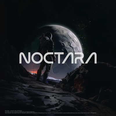 Noctara – Cosmic Exploration Concept conceptart cosmic digitalart dribbbleshowcase exploration futuristic graphicdesign mystic scifi space