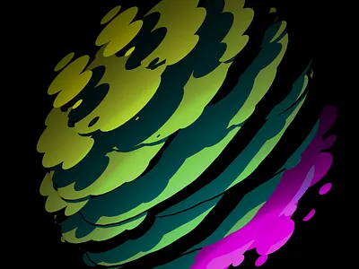 CMYK 3d design graphic design loop