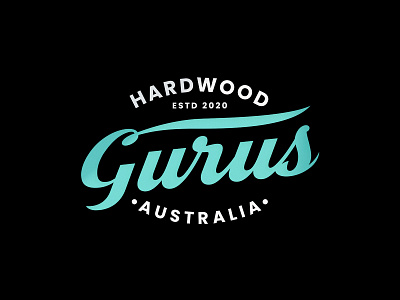 Gurus Hardwood Logo australia hardwood vintage wood