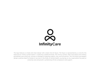 Infinitycare simple and clean logo design (Unused) app logo best logo brand logo branding logo care logo carelogo company logo icon logo infinitycare logo mark logofolio new logo simple logo typo