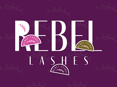 Logo and Branding for Rebel Lashes branding graphic design logo