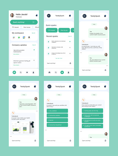 Teddy Spark Complete Project design graphic design illustration ui ux