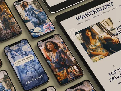 Wanderlust design fashion lookbook