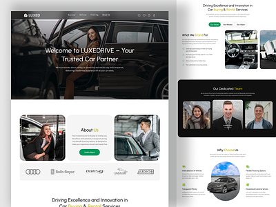 Car Services Website – About Us Page about us page about us page website car landing page car rental website car selling website car service website car website financing website luxury car website services website web app web design website