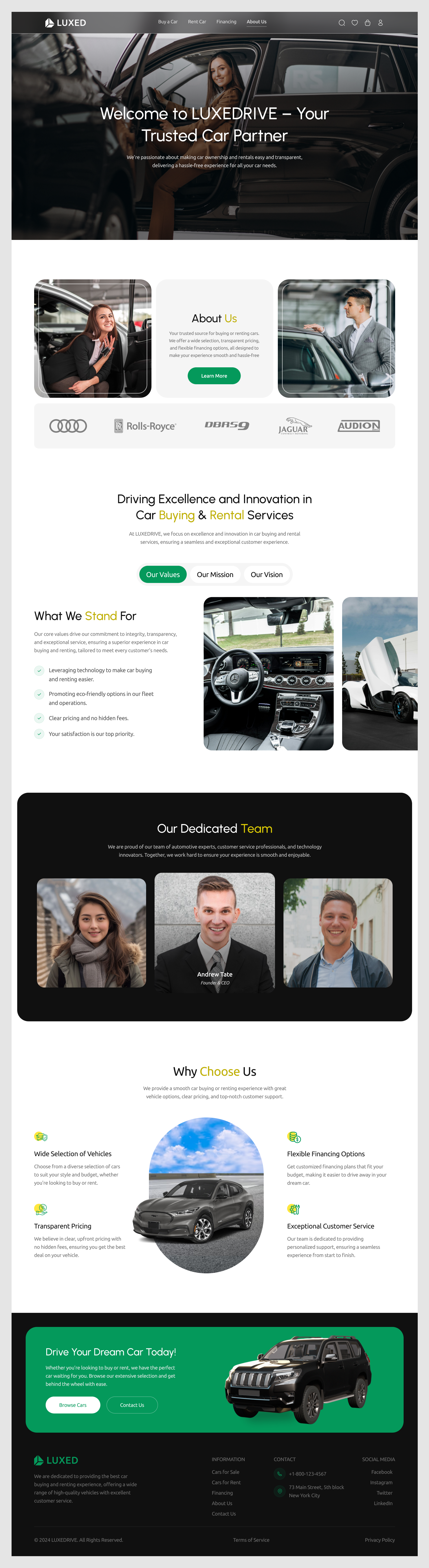 Professional Website Design Demo by HyderHub Web Services