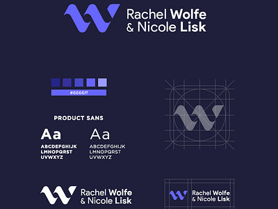 Rachel Wolfe & Nicole Lisk branding graphic design logo