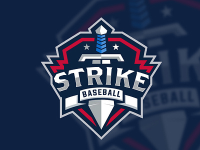 Strike branding graphic design logo