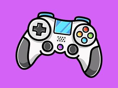 Joy Stick Doodle Cartoon Illustration art artwork branding cartoon colorful control cute design doodle doodle art game gamers graphic design illustration joystick logo motion graphics play vector video game