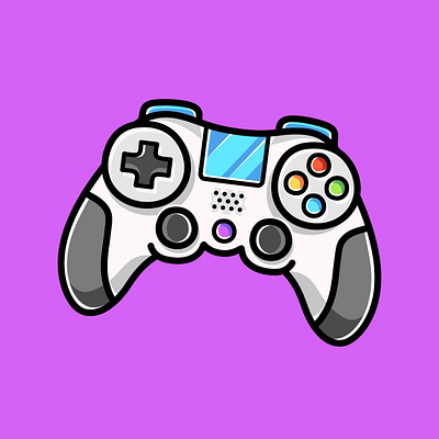 Joy Stick Doodle Cartoon Illustration art artwork branding cartoon colorful control cute design doodle doodle art game gamers graphic design illustration joystick logo motion graphics play vector video game