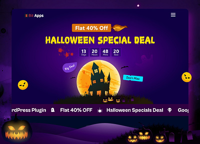 Halloween WordPress Plugins Offer Landing Page halloween website helloween helloween discount helloween landing page helloween offer helloween wordpress helloween wordpress offer