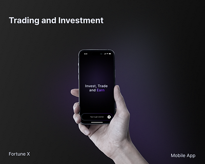 Fortune X | Trading, Investing Broking app aesthetic broking investment modern design ui ux