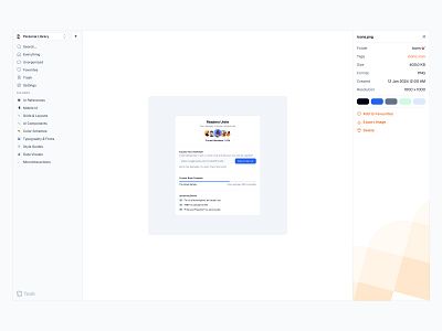 Design Reference UI 🪓 design meta minimal nav saas side sidebar ui web design