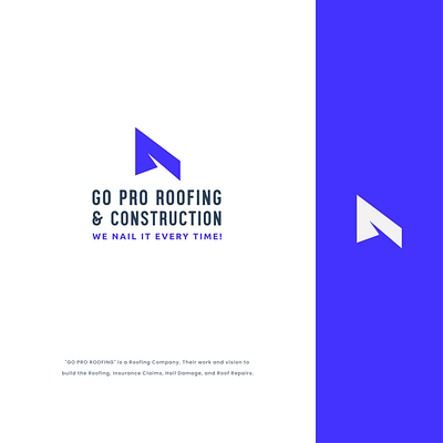 Roofing Company Logo construction logo graphic design hail damage logo logo design real estate logo roof logo roof repairs logo roofing company logo