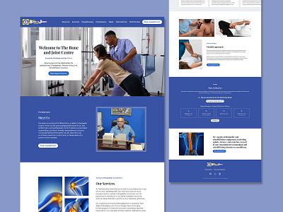 The Bone & Joint Jamaica Centre: Custom UI (Figma to WordPress) figma figma to worpress seahawk seahawk media ui ui design