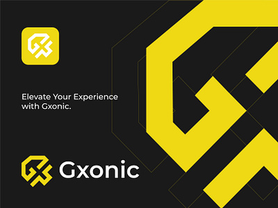 Gxonic GX Logo branding g icon g logo graphic design gx gx abstract logo gx icon gx logo gx mark gx tech logo innovation logo logo logodesigner modern logo tech logo x logo