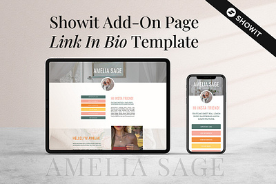 Showit Link In Bio Page Template instagram links page instagram links template link in bio page link in bio template showit showit add on page showit add on template showit landing page showit link in bio showit link in bio page template showit links page showit templates showit website template