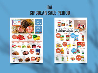 Supermarket Promotion Flyer advertisement adviceing business flyer catalog circular sale creative flyer flyer design graphic design market flyer marketing flyer product product catalog promotion flyer shopping flyer